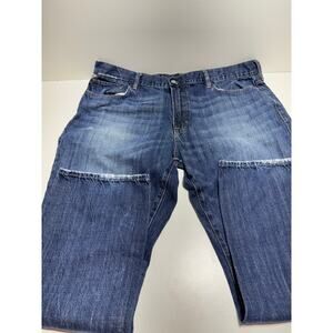 Ralph Lauren & Supply Supply Men’s Slouch Jeans 40X30 Medium Wash American Flag